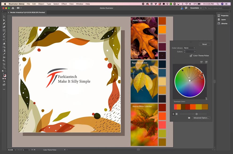 Font design with Illustrator inside quality software