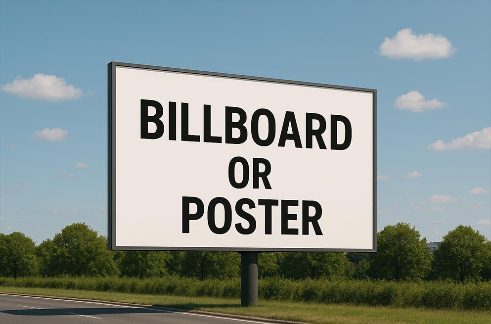 Billboard poster