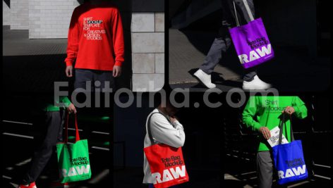 دانلود موکاپ کیف و پیراهن