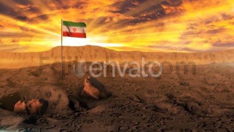 دانلود بک گراند موشن گرافیک پرچم ایران