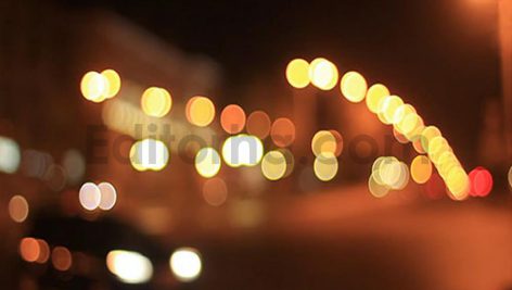 دانلود فوتیج ویدیویی بوکه خیابان در شب