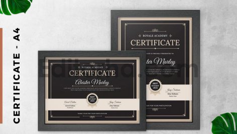 دانلود فایل لایه باز سرتیفیکیت Certificate
