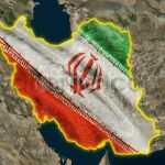 دانلود بک گراند موشن گرافیک پرچم ایران روی نقشه