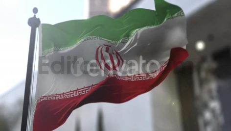 دانلود بک گراند موشن گرافیک پرچم ایران در حال اهتزاز