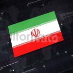 دانلود بک گراند موشن گرافیک پرچم ایران روی پس زمینه نقشه جهان