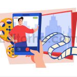 دانلود وکتور عکس سلفی