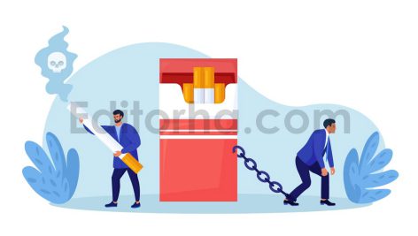 دانلود وکتور سیگار کشیدن
