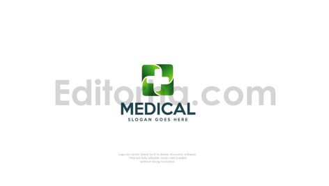 دانلود فایل لایه باز لوگو پزشکی