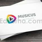 دانلود فایل لایه باز لوگو موزیک
