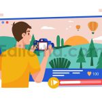دانلود وکتور مرد عکاس