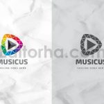 دانلود فایل لایه باز لوگو موزیک