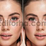رتوش صورت با فتوشاپ