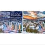 دانلود اکشن فتوشاپ افکت بارش برف Snow Landscape Photo Effect