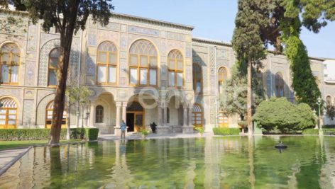 دانلود فوتیج کاخ گلستان تهران ایران