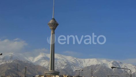 دانلود فوتیج برج میلاد تهران