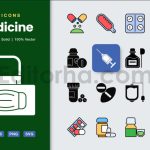 دانلود مجموعه آیکون پزشکی