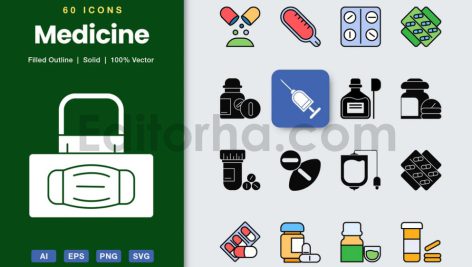 دانلود مجموعه آیکون پزشکی