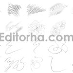 دانلود براش مدادی فتوشاپ Pencil Brushes