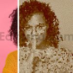 دانلود اکشن فتوشاپ افکت موزاییکی Mosaic Photo Effect