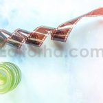 دانلود عکس نوار فیلم و لنز دوربین