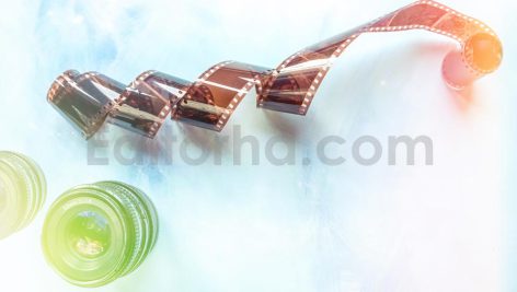 دانلود عکس نوار فیلم و لنز دوربین