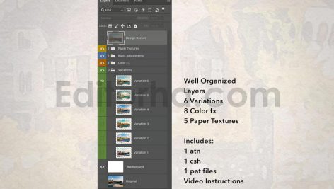دانلود اکشن فتوشاپ جادویی آبرنگ Watercolor Magic Photoshop Action