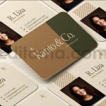 دانلود طرح لایه باز کارت ویزیت تجاری Kantonese – Business Card