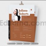 دانلود فایل لایه باز رزومه مینیمال