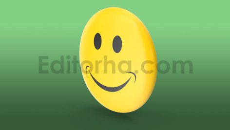 دانلود مدل آماده سه بعدی : ایموجی خنده