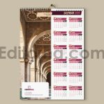دانلود فایل لایه باز تقویم دیواری Calendar 2025