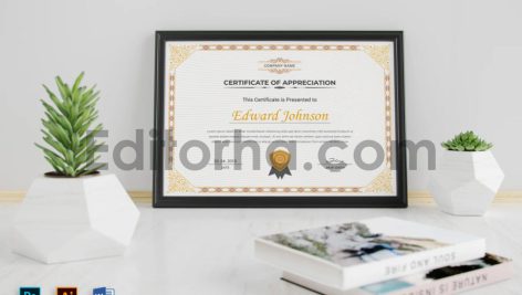دانلود فایل لایه باز سرتیفیکیت