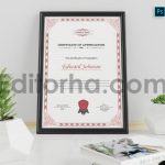 دانلود فایل لایه باز سرتیفیکیت
