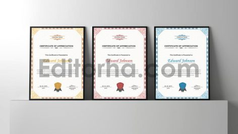 دانلود فایل لایه باز سرتیفیکیت Certificate