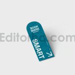 دانلود موکاپ بوک مارک و نشانک کتاب کاغذی