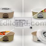 دانلود پک ۸ تایی موکاپ بسته‌بندی جعبه کاغذی غذا Paper Food Box Packaging Mockups Vol. 08