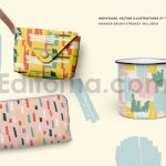 دانلود پترن آبستره خطوط ماژیک نشانگر Abstract Marker Strokes Patterns