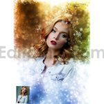 دانلود اکشن دانه برفی کریسمس فتوشاپ