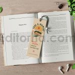 دانلود موکاپ بوک مارک، نشانک کتاب