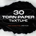 دانلود مجموعه تکسچر کاغذ پاره Torn Paper Texture Pack