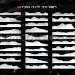 دانلود مجموعه تکسچر کاغذ پاره Torn Paper Texture Pack