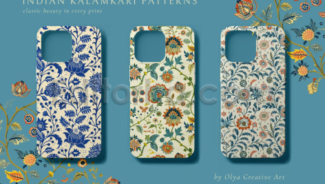 دانلود مجموعه پترن سنتی هندی Indian Ethnic Traditional Print Seamless Patterns