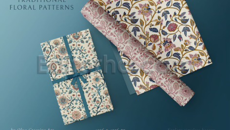 دانلود مجموعه پترن سنتی هندی Indian Ethnic Traditional Print Seamless Patterns