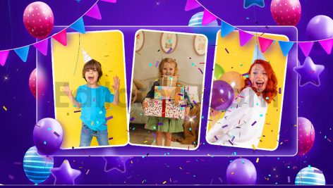 دانلود پروژه آماده پریمیر: اسلایدشو و آلبوم عکس جشن تولد