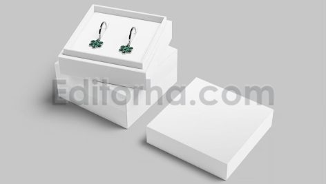 دانلود موکاپ لایه باز جعبه جواهرات Jewelry Box Mockup