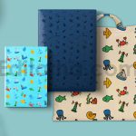 دانلود مجموعه پترن و آیکون دریایی Sea Icons and Patterns Set