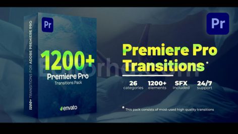 دانلود پروژه آماده پریمیر: پکیج عظیم 1200 تایی ترانزیشن های کاربردی و مفید