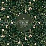 دانلود پترن آبرنگ با تم تعطیلات Holiday Mood Watercolor Pattern