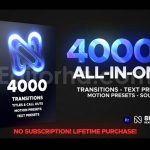 دانلود پروژه آماده پریمیر: 4000 ترنزیشن و پریست متن