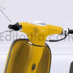 دانلود موکاپ اسکوتر کلاسیک Vintage Scooter Mock-Up