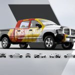 دانلود موکاپ کامیون پیکاپ Pickup Truck Mock-Up